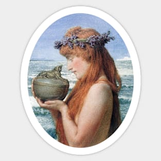 Pandora by Sir Lawrence Alma-Tadema Sticker